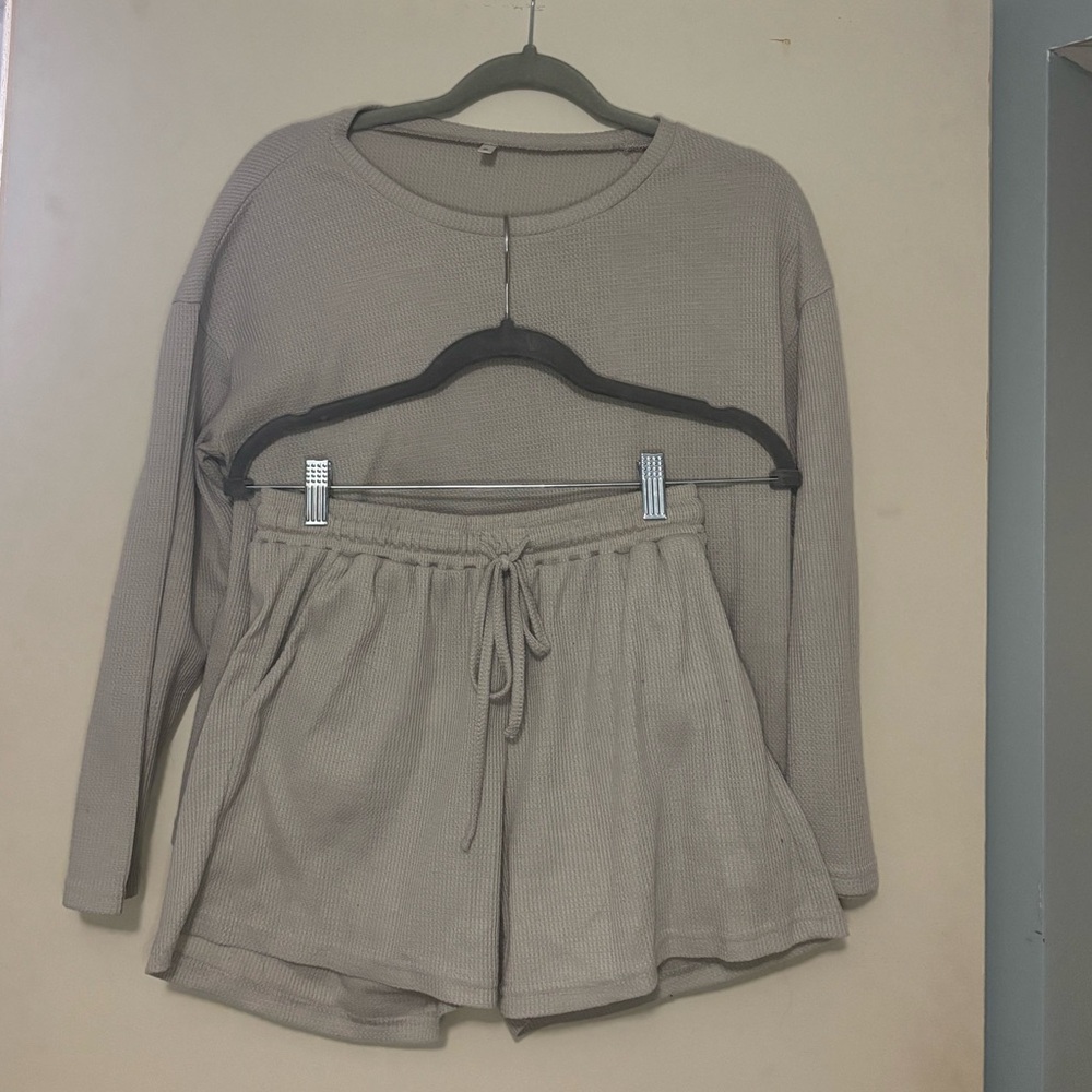 Women's Tan Lounge Set